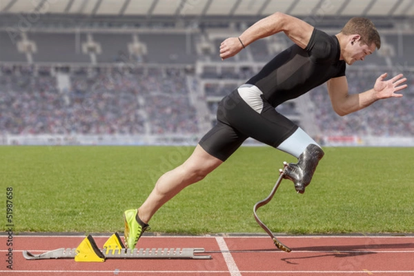 Obraz wyłączony blok startowy sprintera