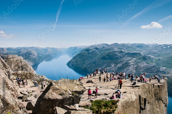 Obraz norwegian fjords