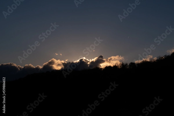 Obraz sunset in the clouds