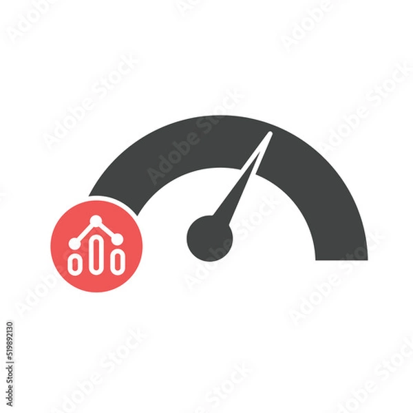 Fototapeta benchmarking icons  symbol vector elements for infographic web