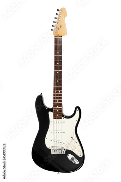 Fototapeta E-Gitarre schwarz