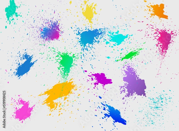 Obraz background with paint splashes