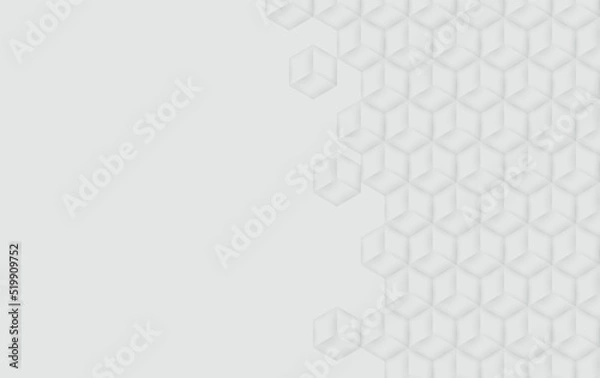 Obraz 
geometric abstract white background