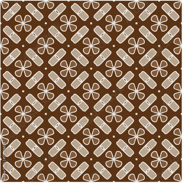 Fototapeta Seamless vector pattern. Background texture in geometric ornamental style.Repeat background.