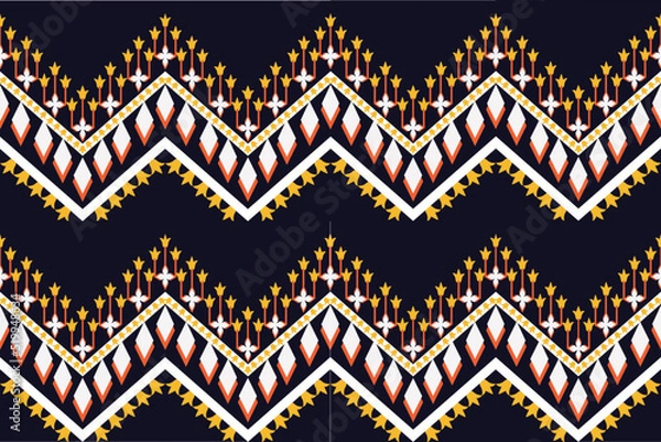 Fototapeta triangular shape Decorate with colorful bouquets for clothes, wallpaper.