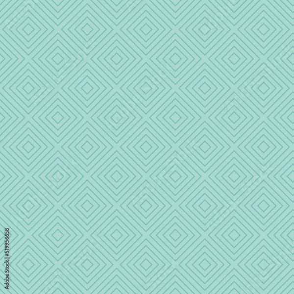 Fototapeta Abstract diamond grid monochrome seamless pattern