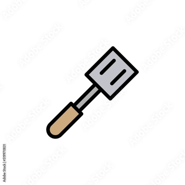 Fototapeta spatula vector for website symbol icon presentation