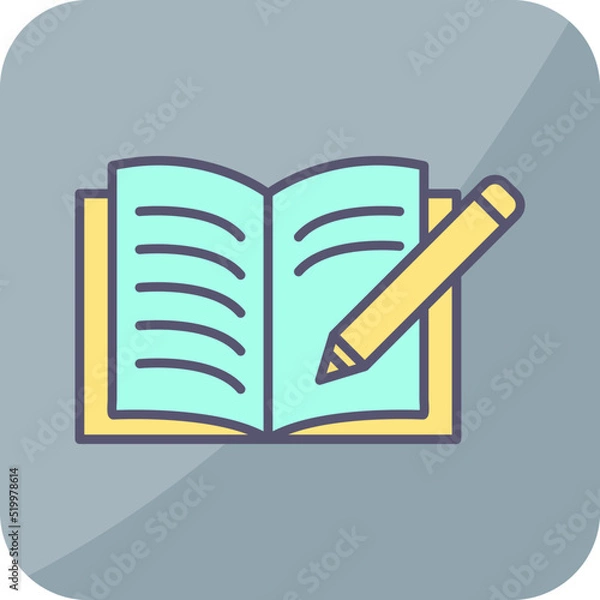 Fototapeta Write Icon