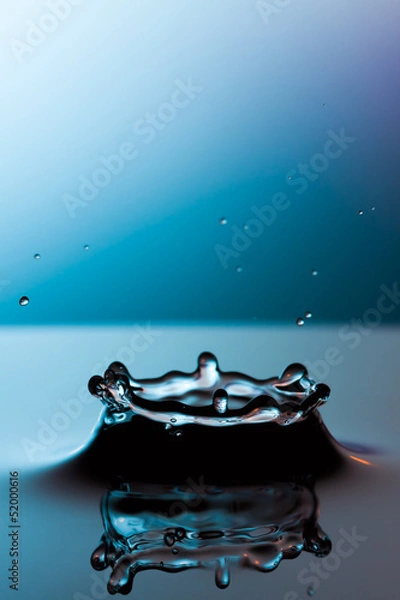 Obraz blue water splash