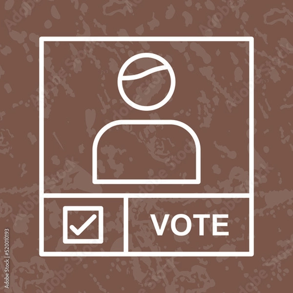 Fototapeta Candidate Banner Icon