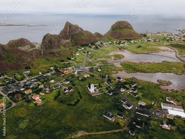 Fototapeta Views from Væroy in the Lofoten Islands in Norway