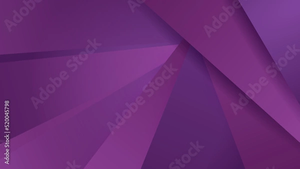 Obraz Modern purple gradient dynamic lines background. Design for poster, template on web, backdrop, banner, brochure, website, flyer, landing page, presentation, certificate, and webinar
