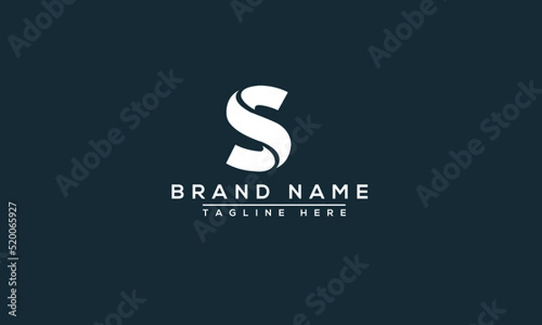 Fototapeta Logo design letter S . Elegant modern. Vector template.