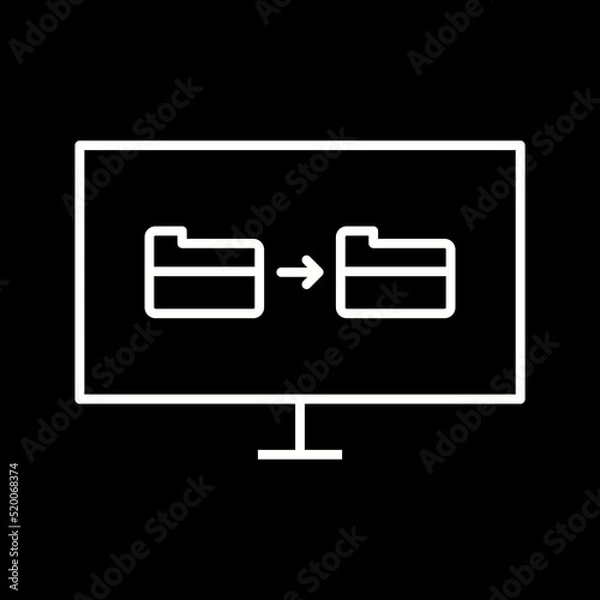 Fototapeta File Sharing Icon