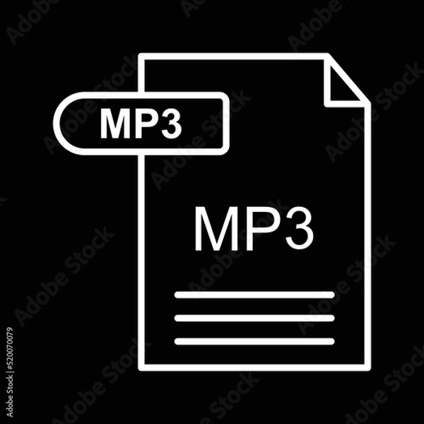 Fototapeta MP3 Icon