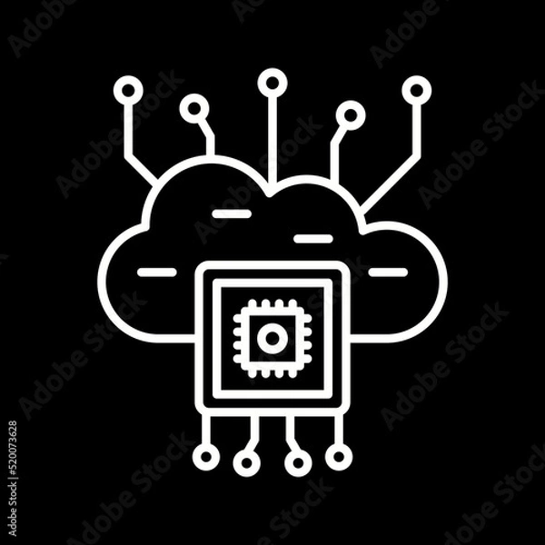 Fototapeta Cloud Computing Icon