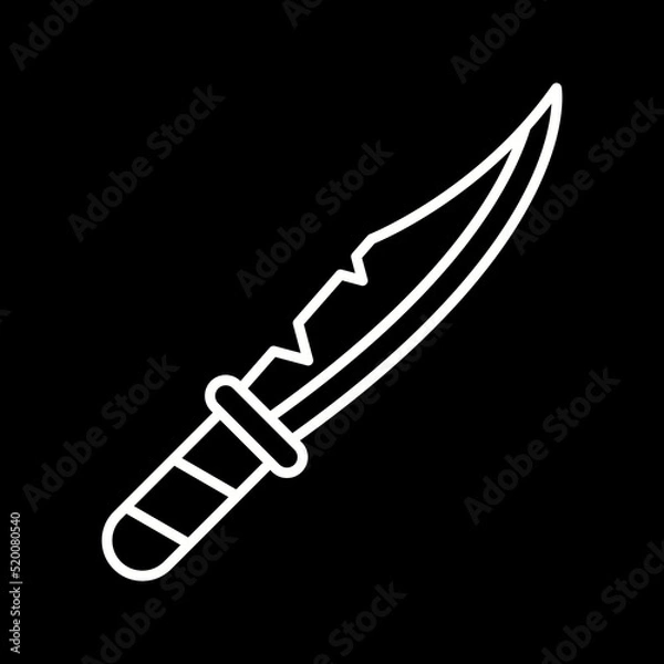 Fototapeta Knife Icon