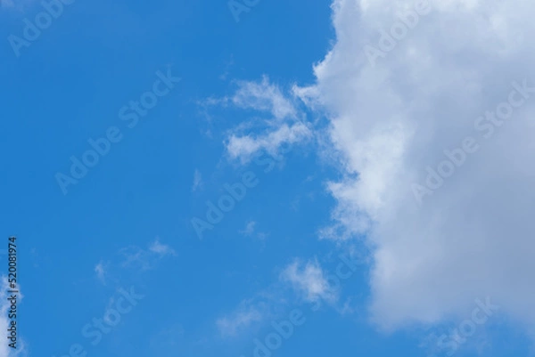 Obraz Cloud and Blue Sky Background