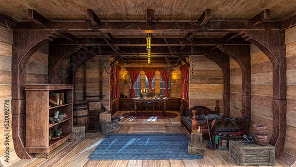 Obraz captain quarter background full view