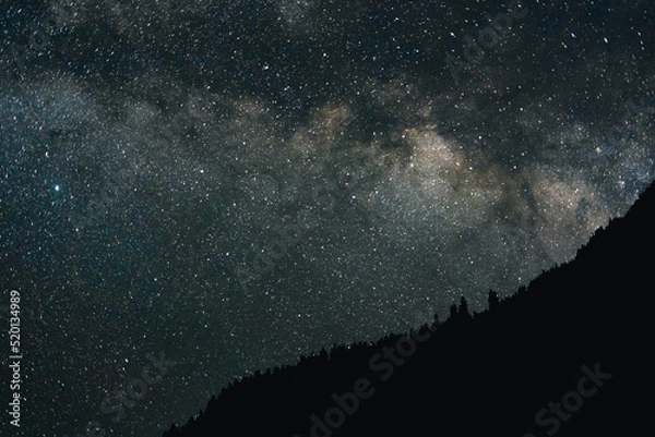 Fototapeta starry night sky