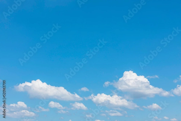 Fototapeta Blue sky background with clouds