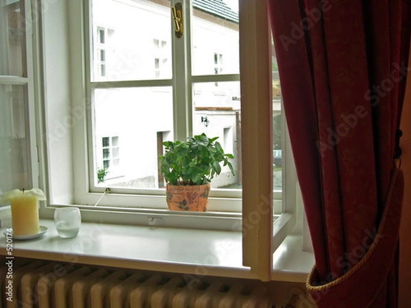Fototapeta window seen from the big room