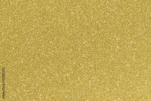 Obraz Shiny and sparkling gold colored glitter background.