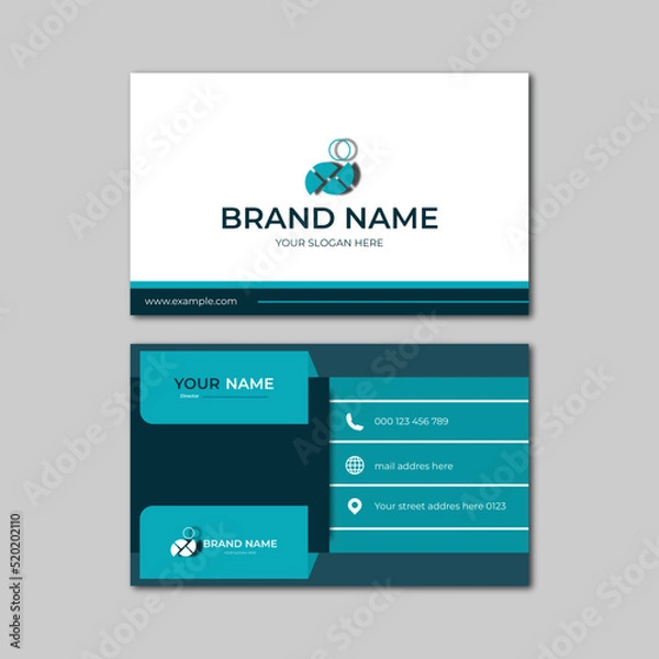 Obraz elegant modern business card design template