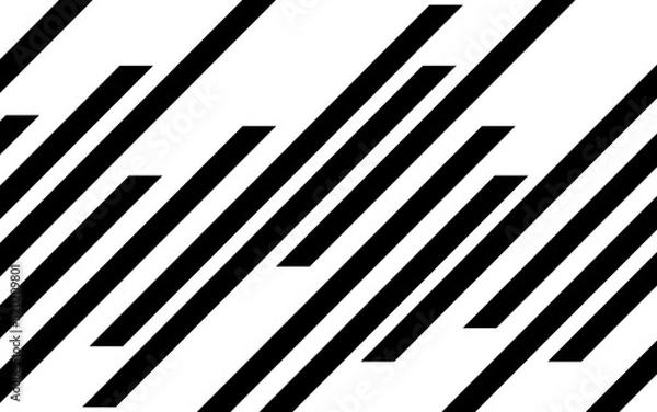Fototapeta Abstract wallpaper with diagonal black and white strips. ฺbackground Geometric pattern	