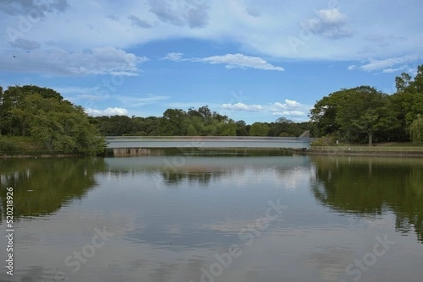 Fototapeta 長居植物園の橋
