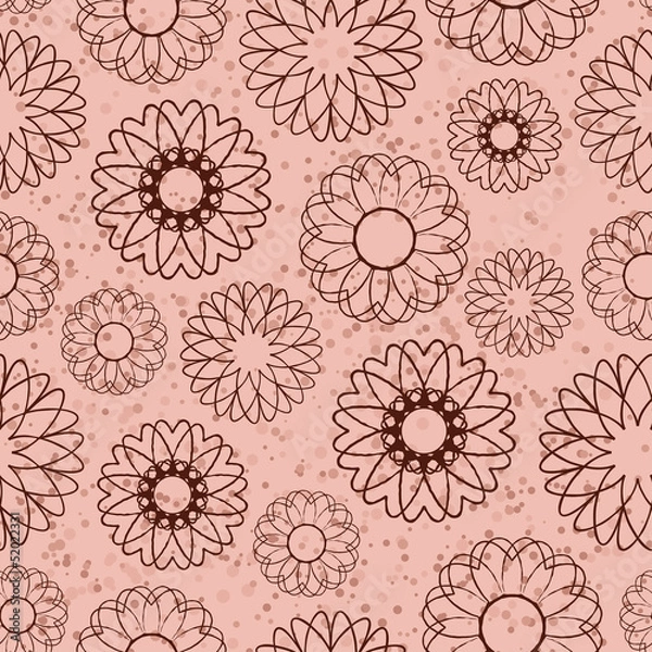 Fototapeta Chocolate Seamless Pattern