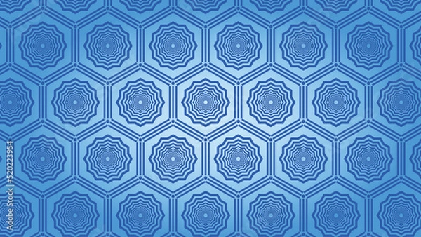 Obraz Abstract Geometric Pattern Artwork, Gradient colors seamless pattern Design background.