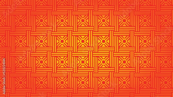 Obraz Abstract Geometric Pattern Artwork, Gradient colors seamless pattern Design background.