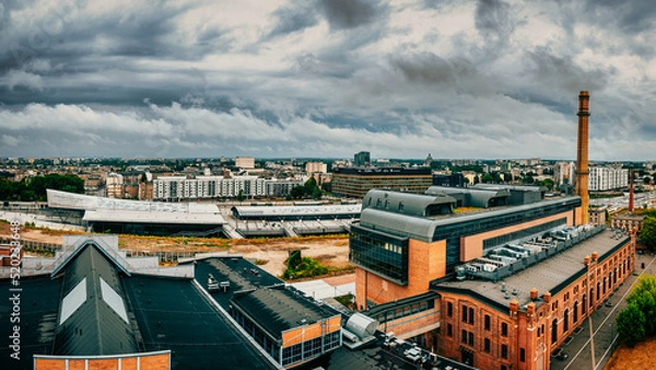 Obraz panorama miasta