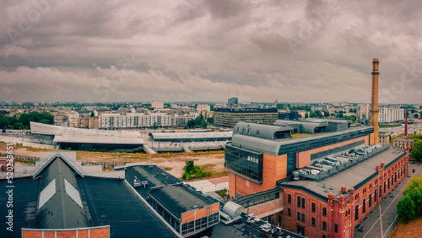 Obraz panorama miasta