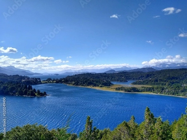 Obraz lake and mountains
