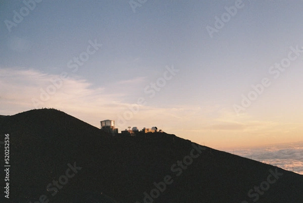 Fototapeta observatory on the mountain