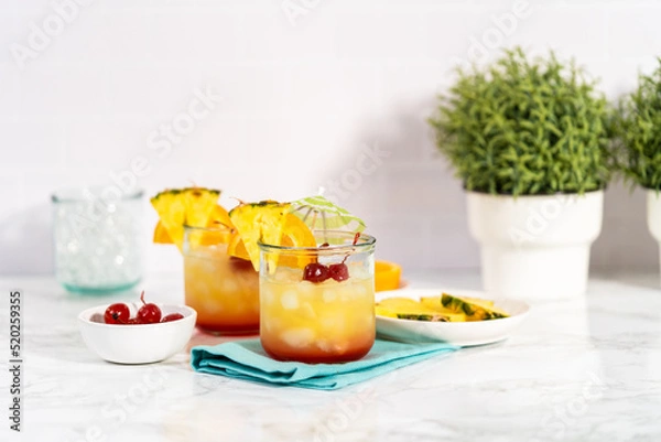 Fototapeta Sunset cocktail