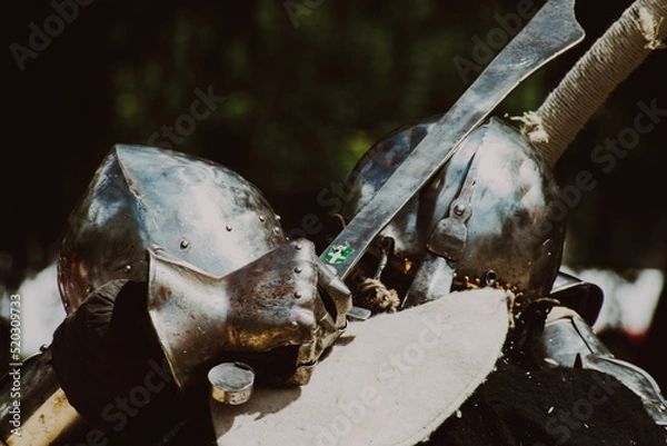 Obraz two knights fight