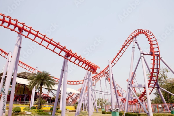 Obraz roller coaster