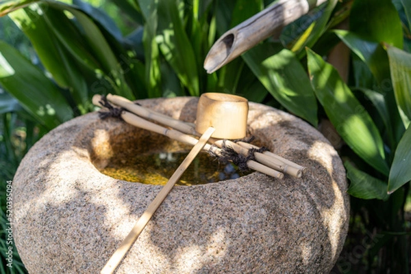 Obraz ひしゃくと水