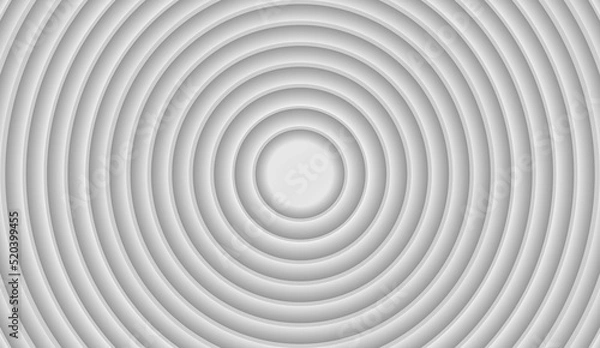 Fototapeta Abstract geometric background, circles shape. White and gray background. Vector illustration