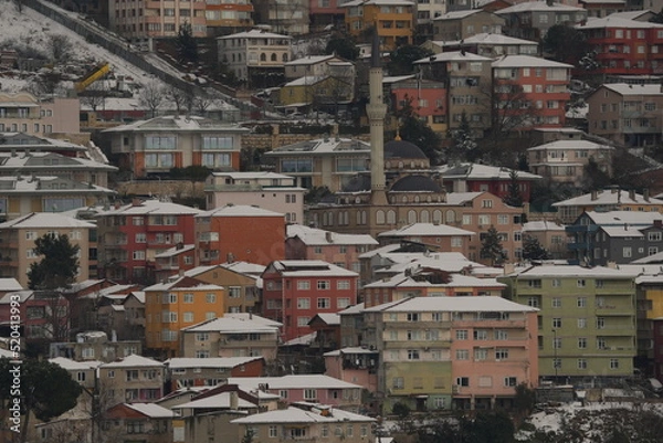 Obraz Urban sprawl and  view of the city