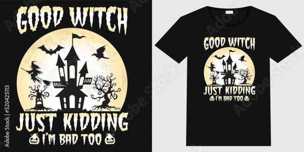 Obraz Halloween T-shirt Design