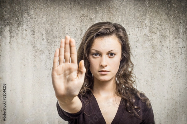 Fototapeta ostrzeżenie