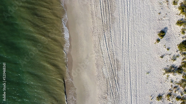 Obraz seashore filming from a drone view from above, Ukraine, Odessa