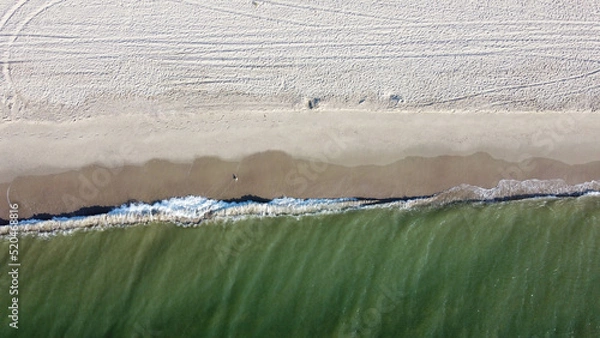 Obraz seashore filming from a drone view from above, Ukraine, Odessa