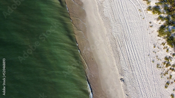 Obraz seashore filming from a drone view from above, Ukraine, Odessa