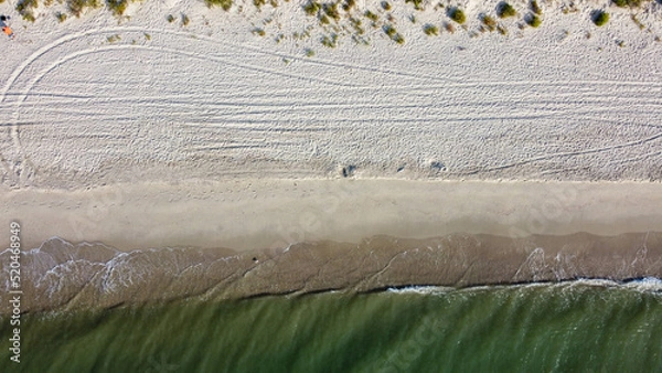 Obraz seashore filming from a drone view from above, Ukraine, Odessa