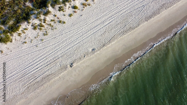 Obraz seashore filming from a drone view from above, Ukraine, Odessa